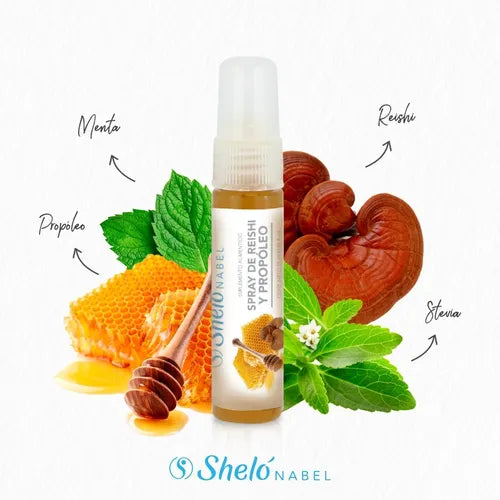 Shelo Nabel De Reishi Y Propóleo – Desinflama Tu Garganta - Contenido neto 25 ml