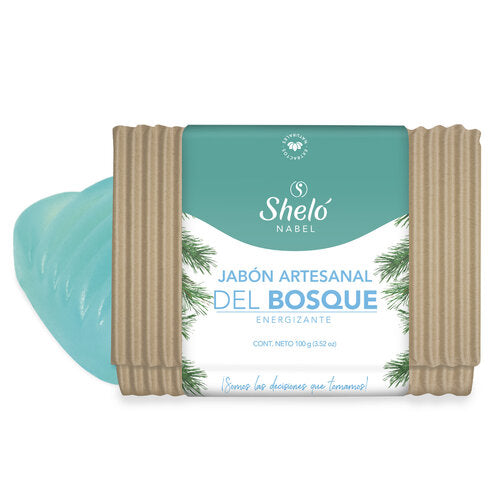 Shelo Nabel Jabón Artesanal del Bosque - ¡Un regalo desde el corazón! Juntos impulsamos a mujeres mexicanas, las cuales realizan con cariño estos jabones de extractos naturales. 100 g.