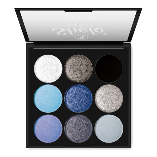 Shelo Nabel Sombras Compactas Mar Azul - Mar Azul. La combinación ideal de colores y texturas para lograr una mirada seductora y hermosa.