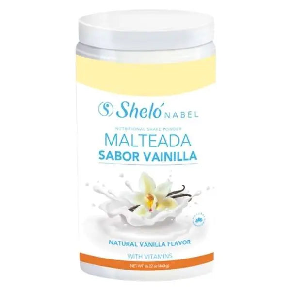 Shelo Nabel Malteada con Vitaminas Sabor Vanilla - Equipo Hope Garcia's LLC